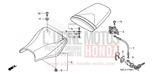 SIEGE CBR1000RR6 de 2006